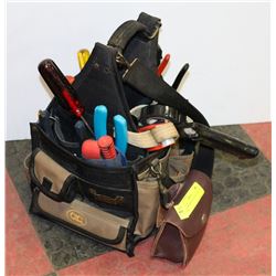 CLC TOOL BAG WITH ELECTRICIANS TOOLS