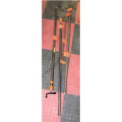 LOT OF 4 PONY WOOD CLAMPS