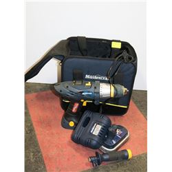 MASTERCRAFT 18V CORDLESS DRILL WITH BATTERY,