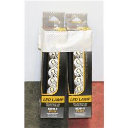 LOT OF 2- 12V 1400 LUMENS LED LAMPS
