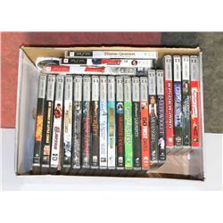 LOT OF ASSORTED PSP MOVES AND GAMES, SOME UNOPENED