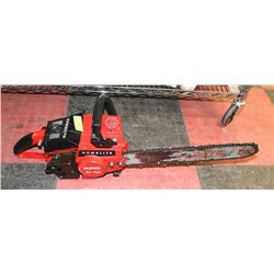 HOMELITE SUPER XL-130 CHAINSAW, NEEDS SPARKPLUG