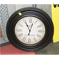 NEW VERY LARGE BATTERY OPERATED WALL CLOCK.