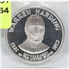 Image 1 : SILVER WARREN HARDING PRESIDENTIAL MEDAL