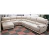 Image 1 : NEW BEIGE MICROFIBRE ELECTRIC RECLINING