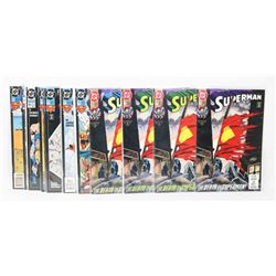BUNDLE OF DEATH OF SUPERMAN COMICS