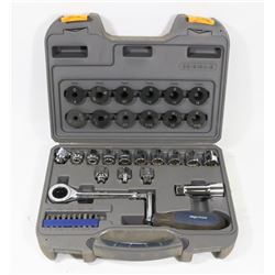 MASTERCRAFT MAXIMUM RIGHT ANGLE RATCHET SOCKET SET