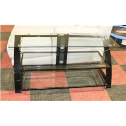 GLASS TV STAND, STORE DISPLAY