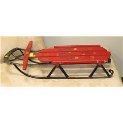 ANTIQUE DECORATED SLED.