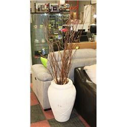 LARGE VASE WITH DECORATIVE BRANCHES