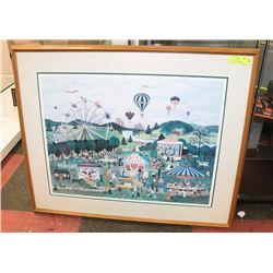 FRAMED SIGNED PRINT BY WOOSTER SCOTT NUMBERED