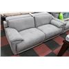 Image 1 : NEW GREY FABRIC ELECTRIC RECLINING 83" SOFA