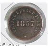 Image 1 : P.E.I.  1857 HALF PENNY COIN.