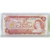 Image 1 : 1974 CANADIAN $2.00 BANKNOTE.