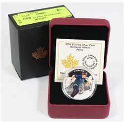 2016 RCM $15 FINE SILVER COIN - NATIONAL HEROES -