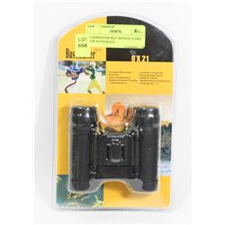 BUSHMASTER 8X21 BINOCULARS, NEW IN PACKAGE