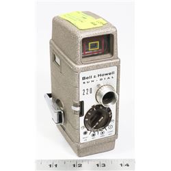 VINTAGE BELL AND HOWELL SUN DIAL 220 8MM MOVIE