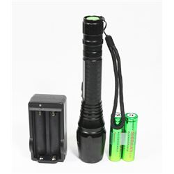 6000 LUMEN TACTICAL LED FLASHLIGHT, ZOOM, 4 MODES