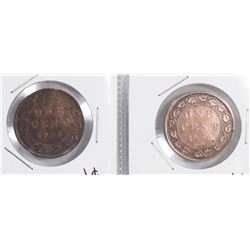 CANADA LARGE CENT COINS  1903 AND 1906.