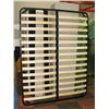 Image 1 : QUEEN SIZE BED FRAME - INCOMPLETE - AS IS