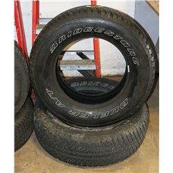 2 BRIDGESTONE DUELER H/T P255/70R18 1125 M+S