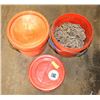Image 1 : LOT OF 4  TIRE CHAINS IN PAIL