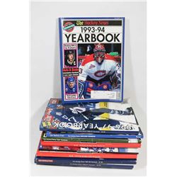BOX OF 10- 1990S HOCKEY NEWS HOCKEY YEARBOOKS