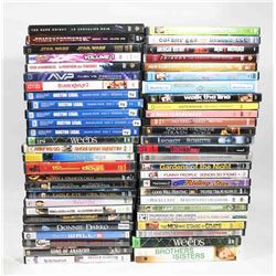 CASE OF AROUND 70  DVDS INCLUDING FAST AND FURIOUS