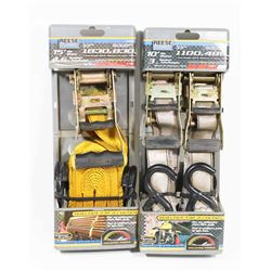 LOT OF TWO 10" TIEDOWNS, UP TO 11,000LBS