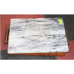 50) PAIR OF CUTTING BOARDS - ONE WOOD AND ONE