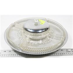 VINTAGE ROTATING PARTY TRAY