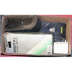 BOX OF ELECTRICIANS METERS