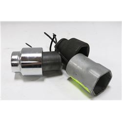 LOT OF 4 ASSORTED SOCKETS, 2 1/8 AND MORE