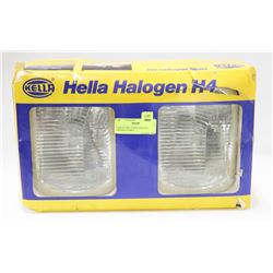 PAIR OF HELLA HALOGEN H4 DRIVING LIGHTS