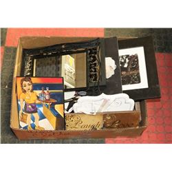 LOT OF ESTATE FURNISHINGS WALL ART