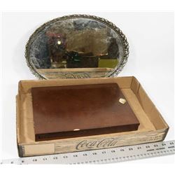 LOT OF 2 VINTAGE MIRRORS