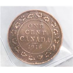 1916 CANADA LARGE PENNY