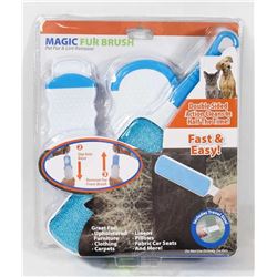 NEW! MAGIC FUR BRUSH - PET FUR & LINT REMOVER