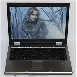 TOSHIBA TECRA WIN 7 PRO LAPTOP WITH AC ADAPTER