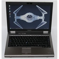 TOSHIBA TECRA WIN 7 PRO LAPTOP WITH AC ADAPTER
