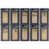 Image 2 : 1911 T201 Mecca Double Folders PSA Completely Graded Set (50)