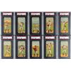Image 3 : 1911 T201 Mecca Double Folders PSA Completely Graded Set (50)