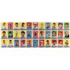 Image 1 : 1961/62 Fleer Baseball 33-card High Number Uncut Sheet with Ted Williams and 18 Other Hall of Famers