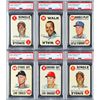 Image 1 : 1968 Topps Game Card Mini Hoard (185) with (6) PSA Graded