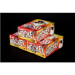 1988-89 Topps Hockey Wax Boxes (3) - all BBCE