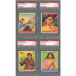 1933 Goudey Indian Gum Complete Set of 216 Cards with FIVE PSA Graded
