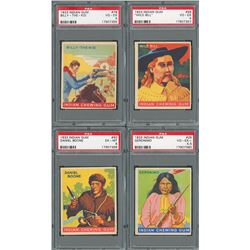 1933 Goudey Indian Gum Complete Set of 216 Cards with FIVE PSA Graded