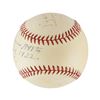 Image 1 : Spectacular  Dual Autographed Baseball - Ty Cobb and Honus Wagner