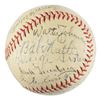 Image 2 : 1939 Hall of Fame Complete Inaugural Induction Ceremonies Autographed Baseball (with Enhancements)