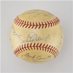 1938 New York Yankees World Series Champions Team Signed Baseball with Gehrig and DiMaggio